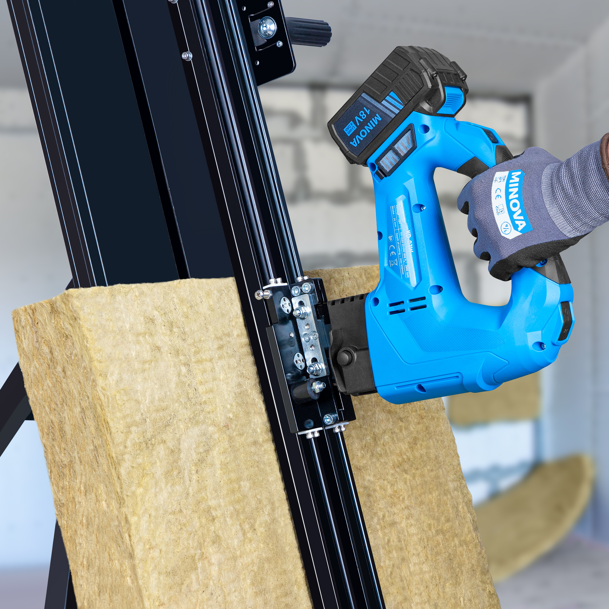 Cordless Insulating Saw for Mineral Wool/Rock Wool Material