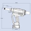 KD-0220TM 18V Brushless Tool for 8-12mm Sealing Rivet