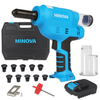 Brushless Cordless Rivet Tool Kit With Battery Adaptor