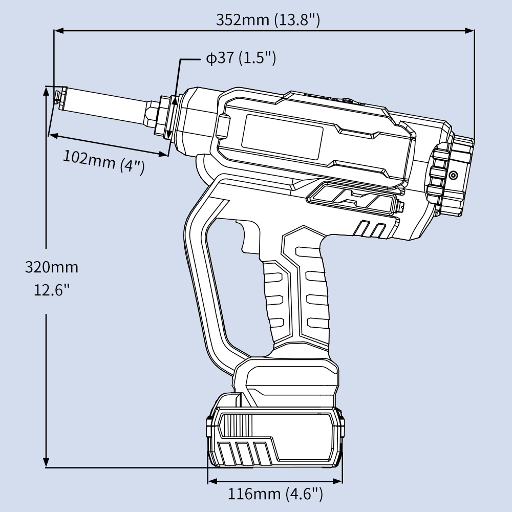 KD-0230T Cordless Brushless Rivet Tool