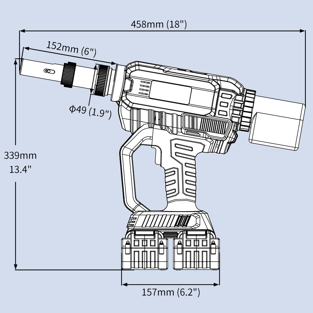 KD-0240H Cordless Brushless Rivet Tool