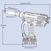 KD-0270T 36V Brushless Tool for 12mm BBtail